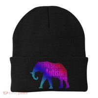 Autism Awareness Elephant Quotes Beanie thumb 0