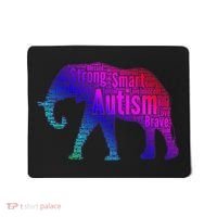 Autism Awareness Elephant Quotes Mousepad thumb 0