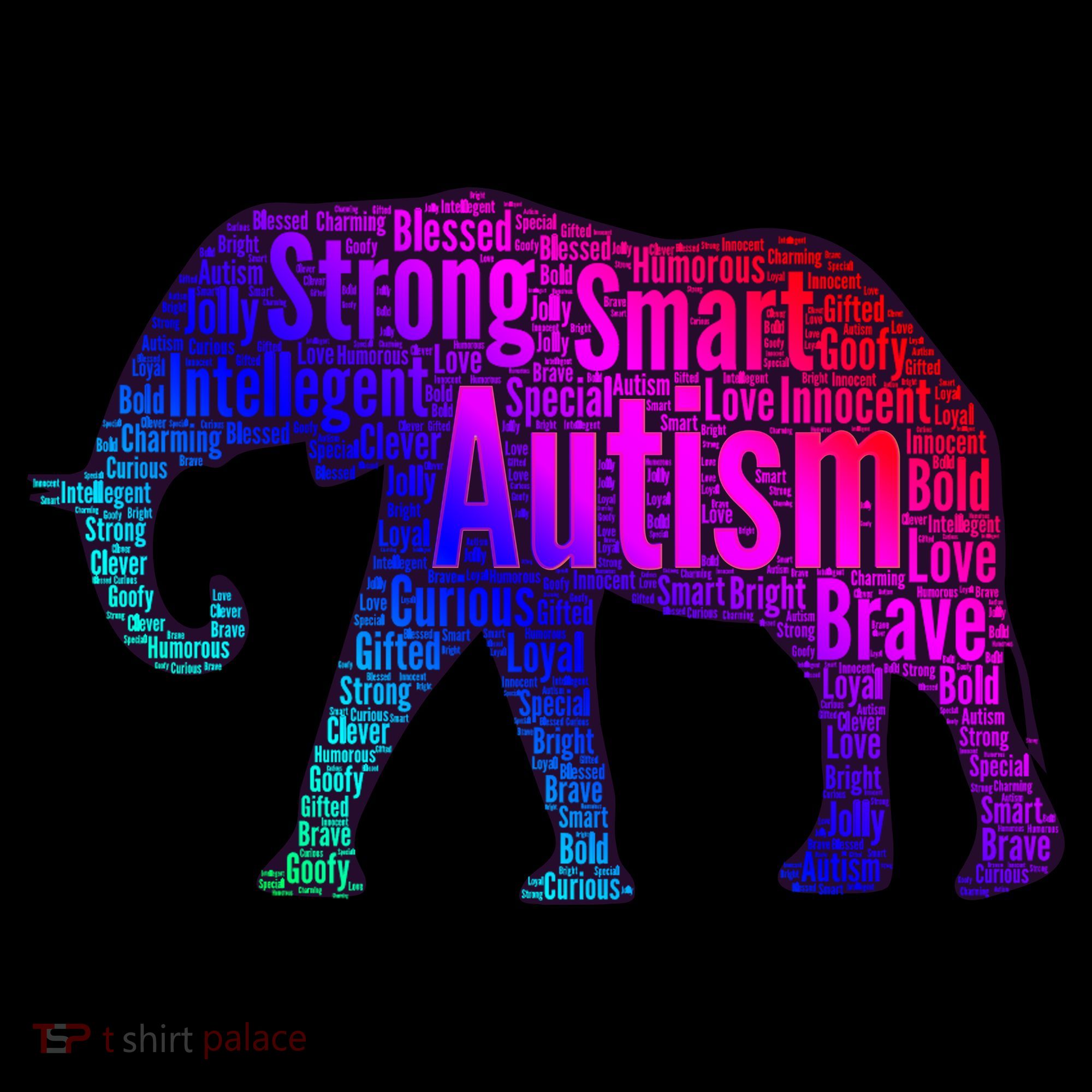 Autism Awareness Elephant Quotes Mousepad