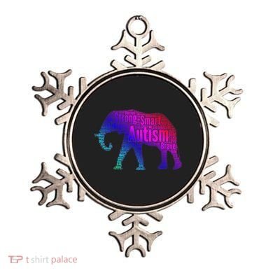 Autism Awareness Elephant Quotes Ornament