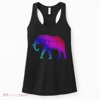 Autism Awareness Elephant Quotes Women's Tank Top thumb 0