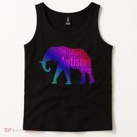 Autism Awareness Elephant Quotes Tank Top thumb 2