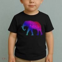 Autism Awareness Elephant Quotes Toddler T-Shirt thumb 2