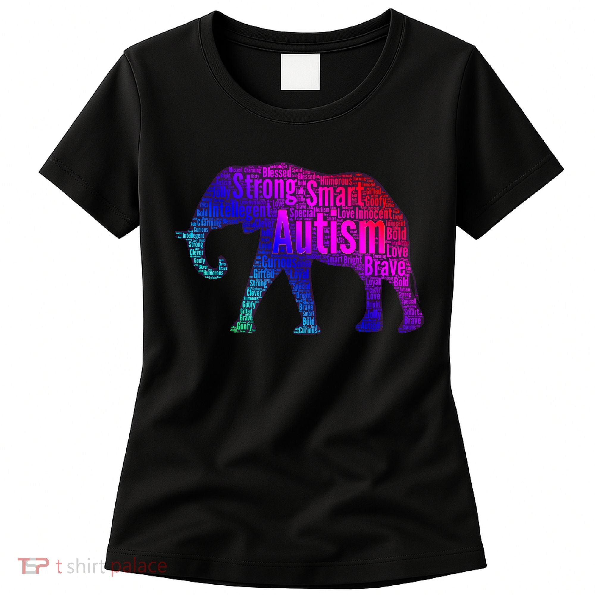 Autism Awareness Elephant Quotes Women's T-Shirt