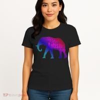 Autism Awareness Elephant Quotes Women's T-Shirt thumb 4