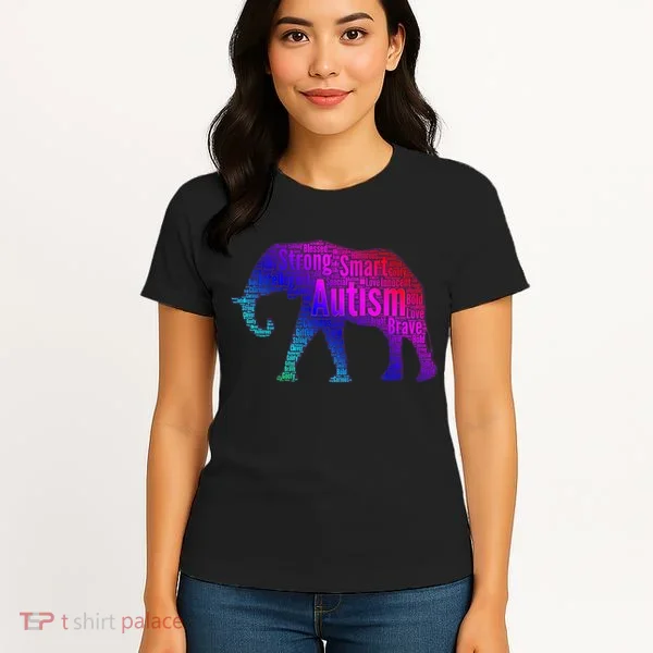 Autism Awareness Elephant Quotes Women's T-Shirt