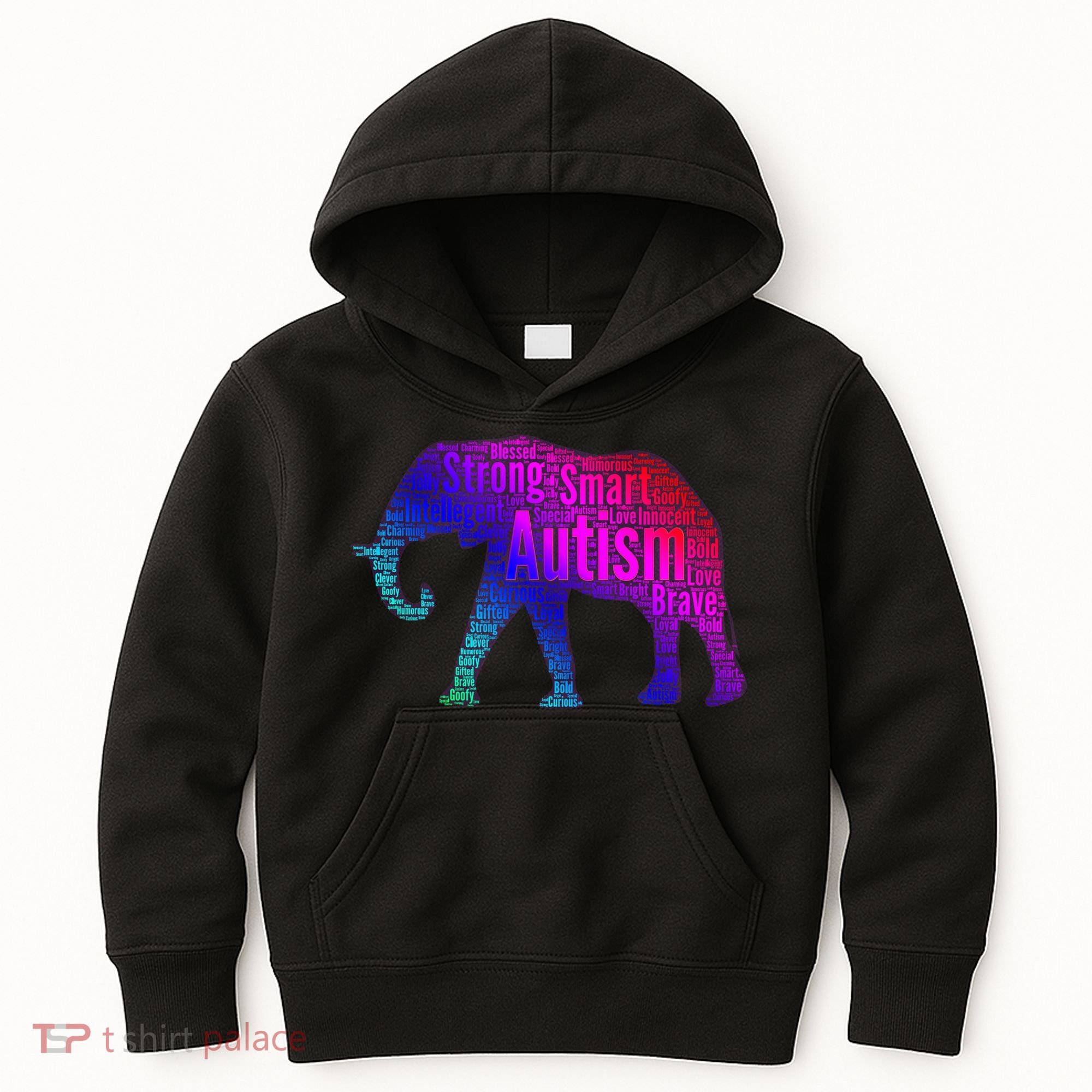 Autism Awareness Elephant Quotes Kids Hoodie