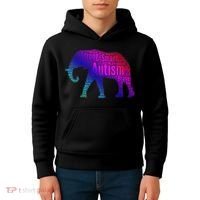 Autism Awareness Elephant Quotes Kids Hoodie thumb 4