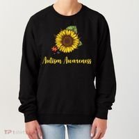Autism Awareness Flower Puzzle Women's Sweatshirt thumb 0