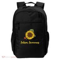 Autism Awareness Flower Puzzle Backpack thumb 0