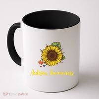 Autism Awareness Flower Puzzle Coffee Mug thumb 0