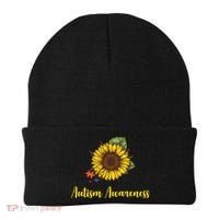 Autism Awareness Flower Puzzle Beanie thumb 0
