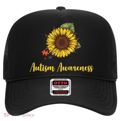 Autism Awareness Flower Puzzle Hat