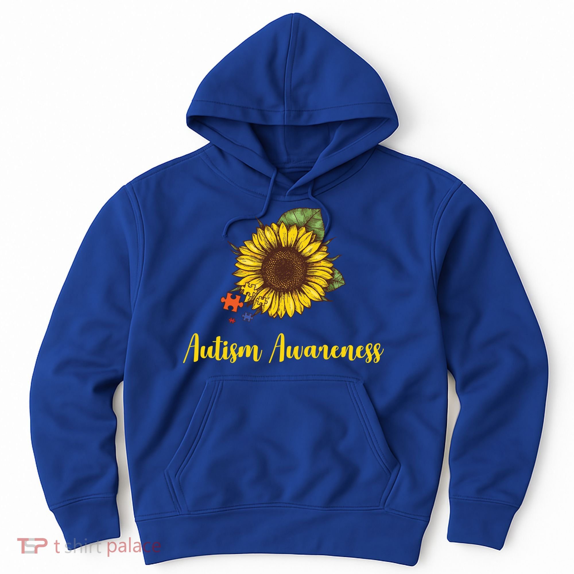 Autism Awareness Flower Puzzle Hoodie