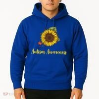 Autism Awareness Flower Puzzle Hoodie thumb 2