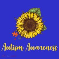 Autism Awareness Flower Puzzle Button thumb 1