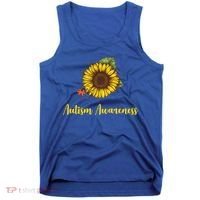 Autism Awareness Flower Puzzle Tank Top thumb 0