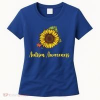 Autism Awareness Flower Puzzle Women's T-Shirt thumb 0