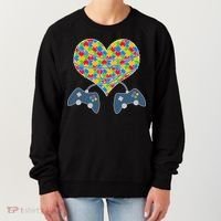 Autism Awareness Gamer Love  Women's Sweatshirt thumb 0