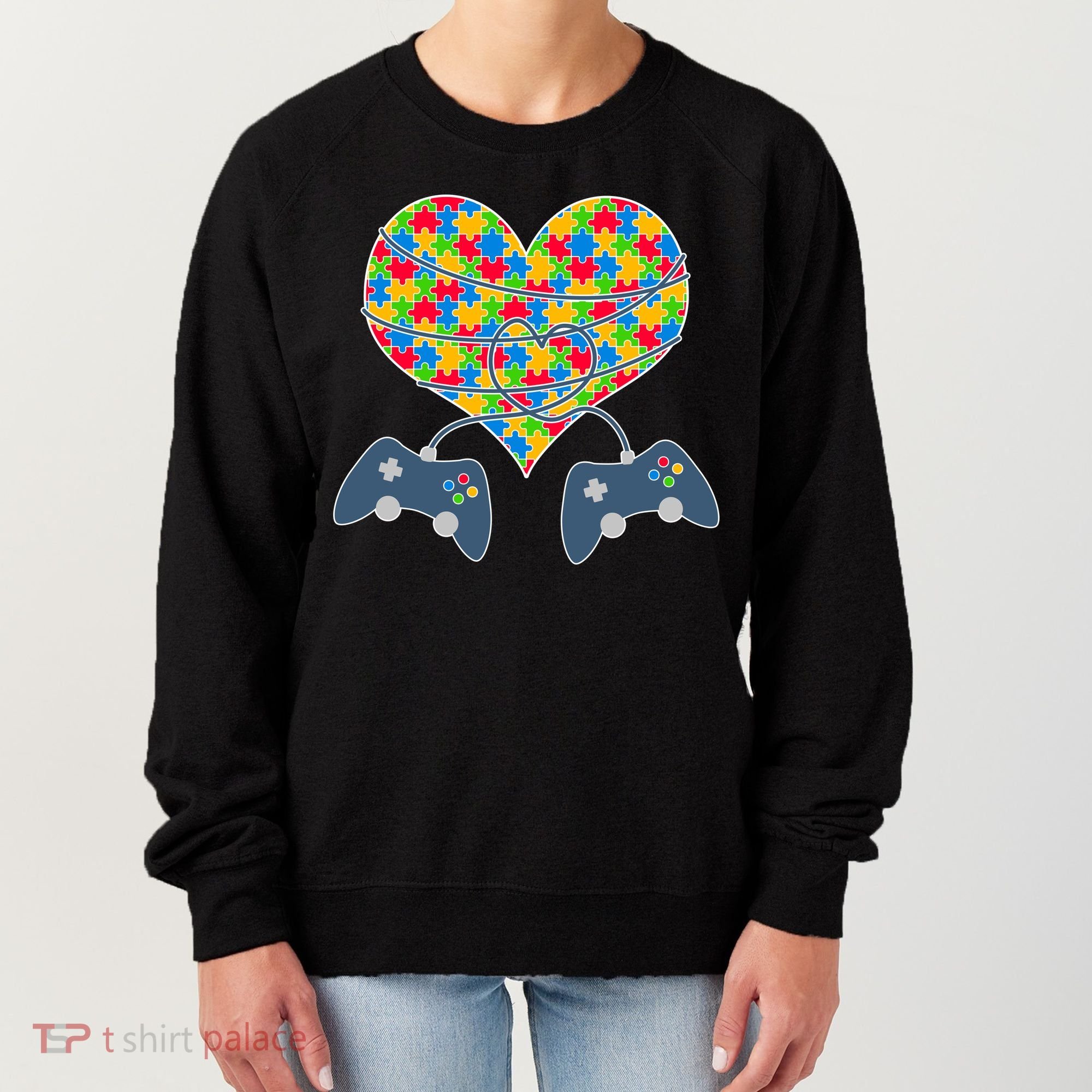 Autism Awareness Gamer Love  Women's Sweatshirt