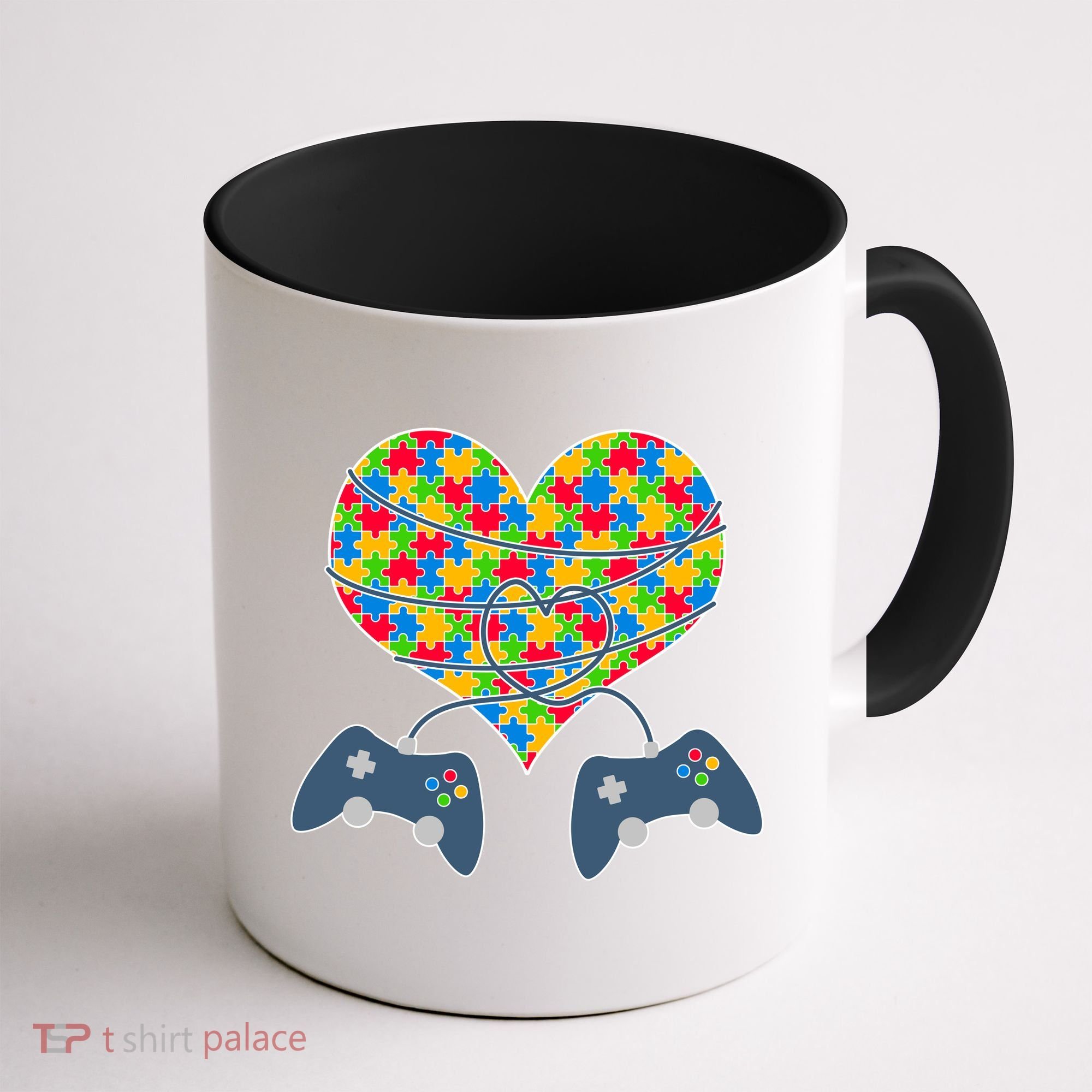 Autism Awareness Gamer Love  Coffee Mug
