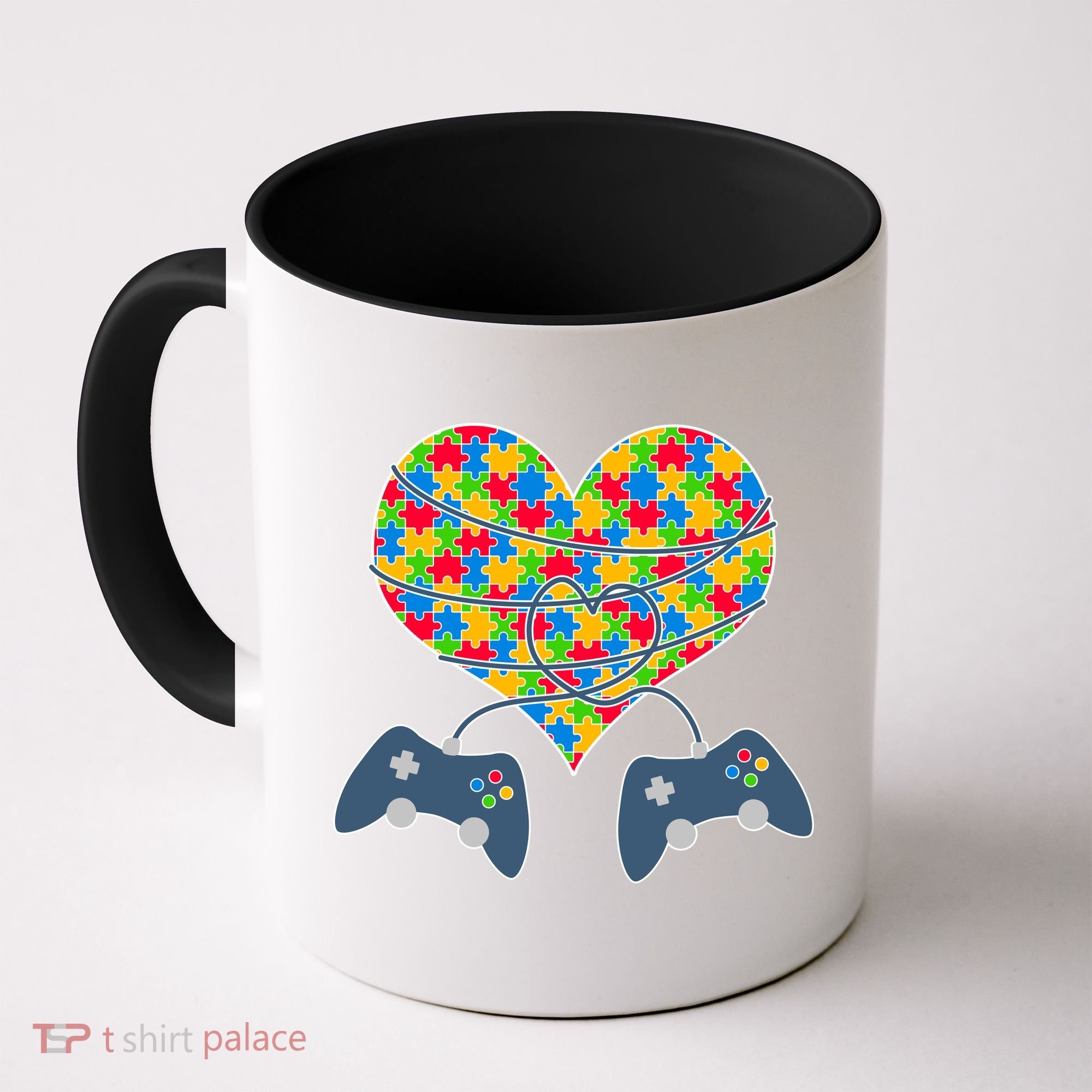 Autism Awareness Gamer Love  Coffee Mug