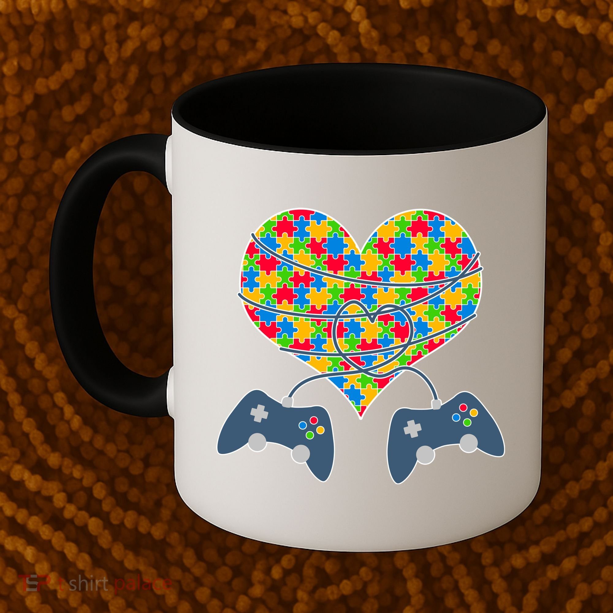 Autism Awareness Gamer Love  Coffee Mug