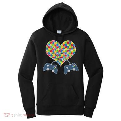 Autism Awareness Gamer Love  Women's Hoodie