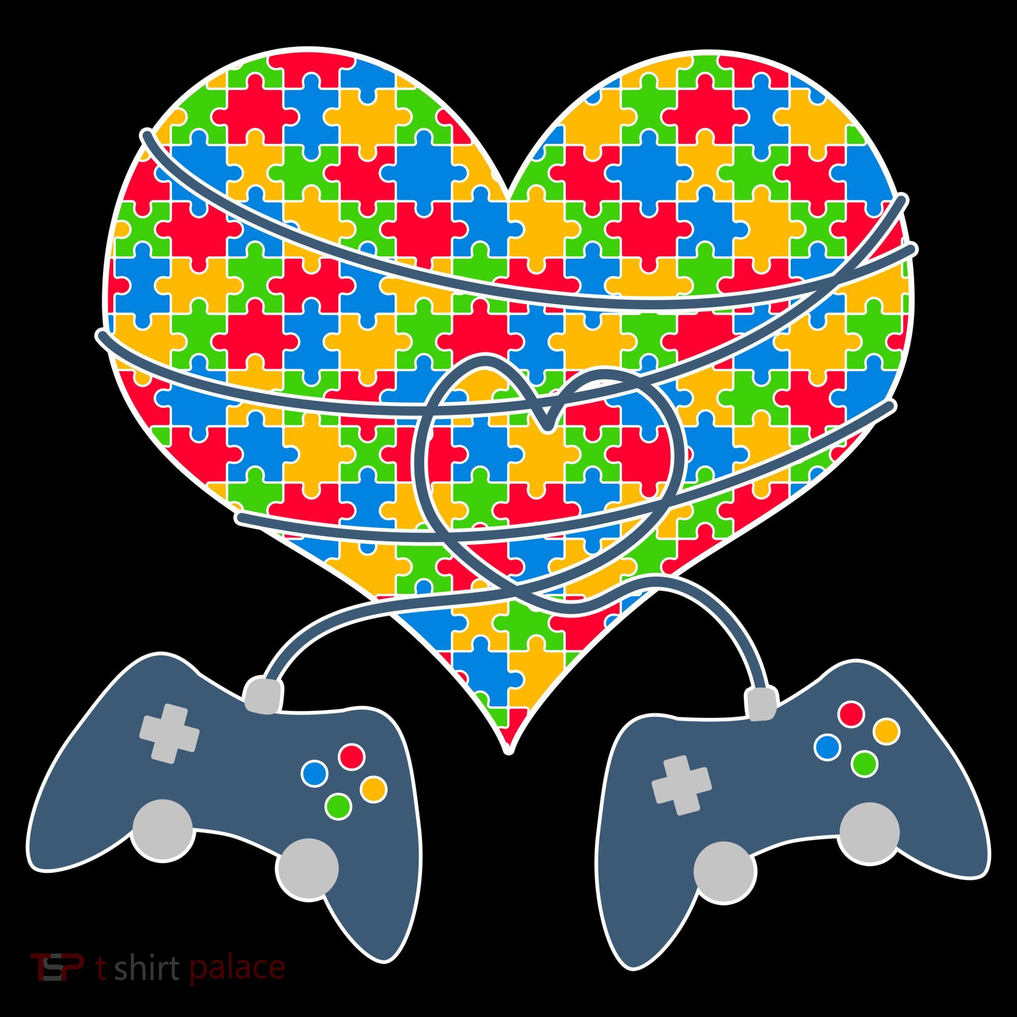 Autism Awareness Gamer Love  Women's Hoodie