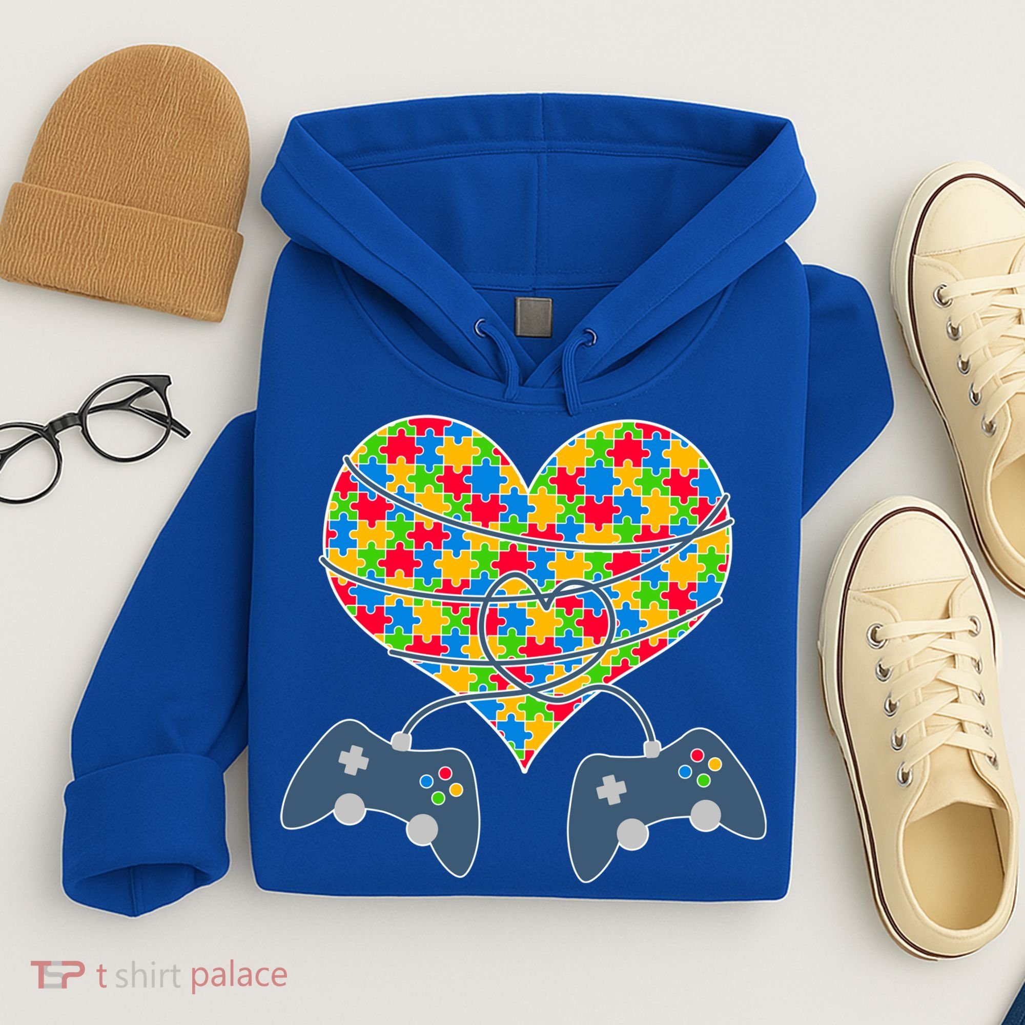 Autism Awareness Gamer Love  Hoodie