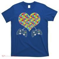 Autism Awareness Gamer Love  T-Shirt thumb 0