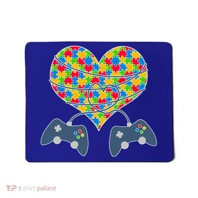 Autism Awareness Gamer Love  Mousepad