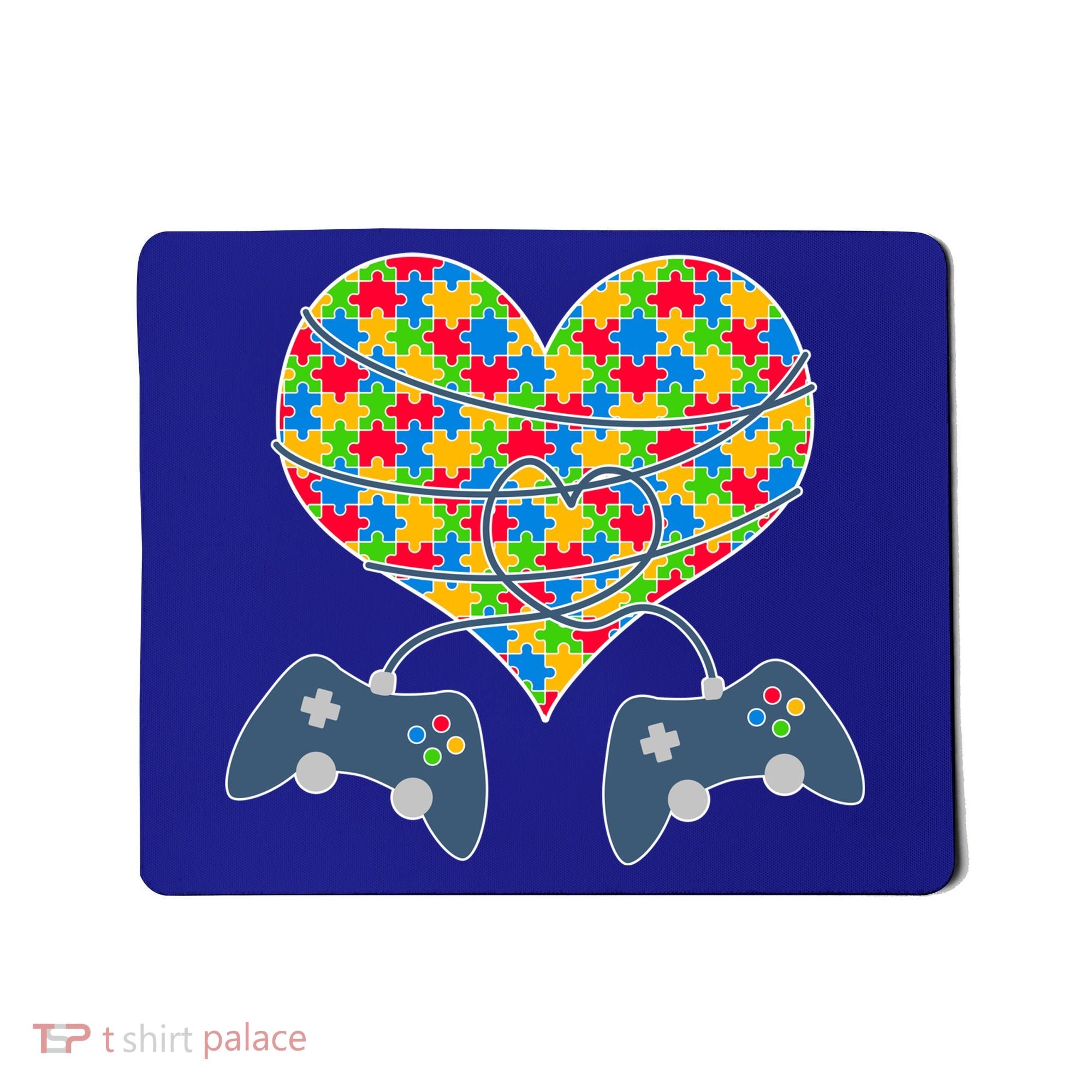 Autism Awareness Gamer Love  Mousepad