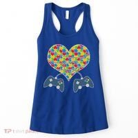Autism Awareness Gamer Love  Women's Tank Top thumb 0