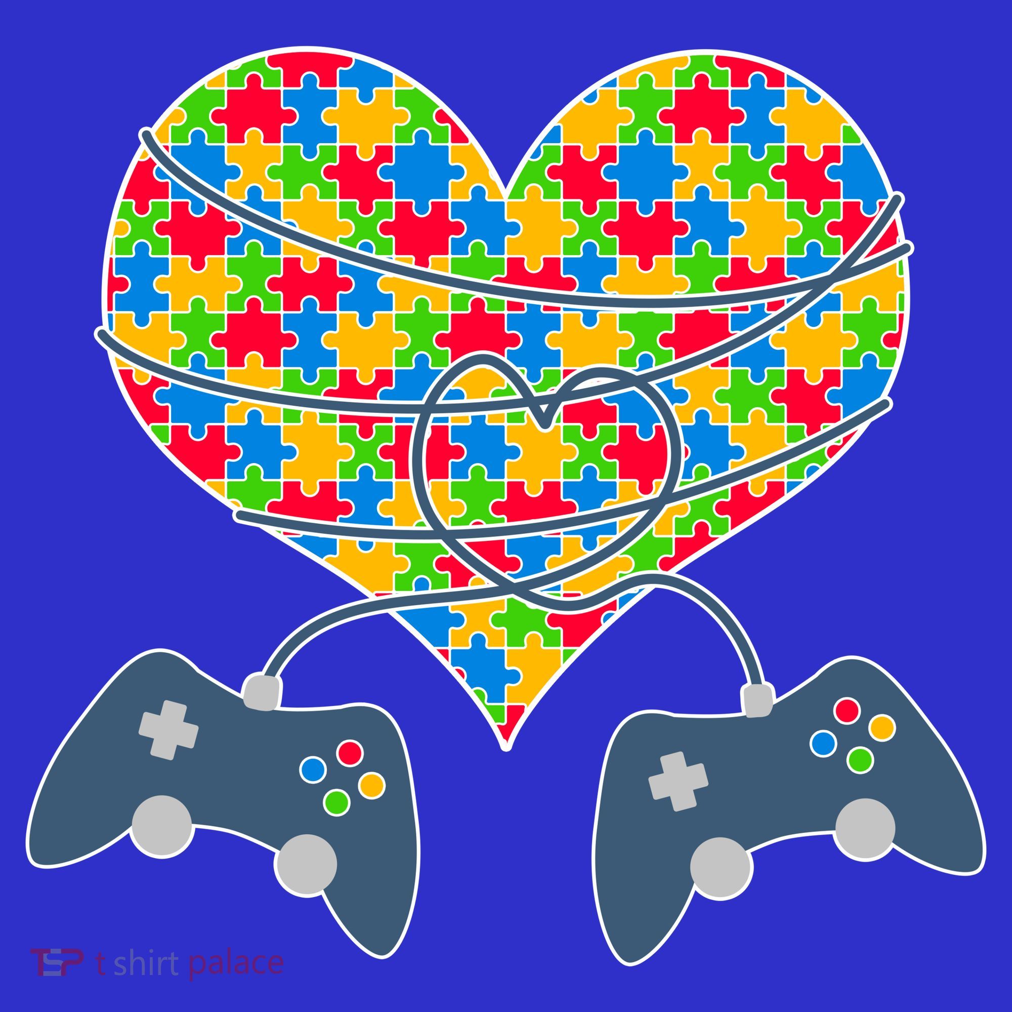 Autism Awareness Gamer Love  Women's Tank Top