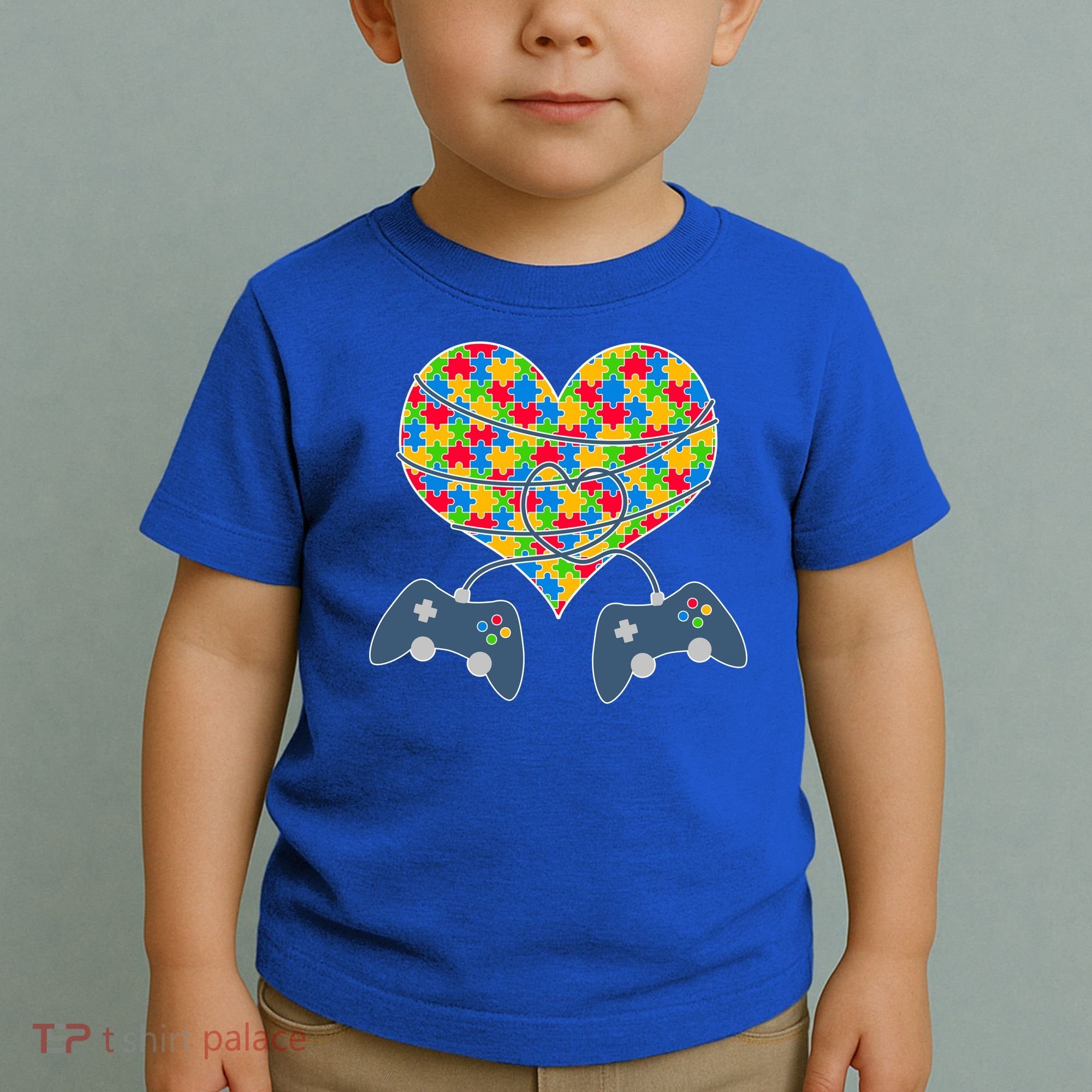 Autism Awareness Gamer Love  Toddler T-Shirt