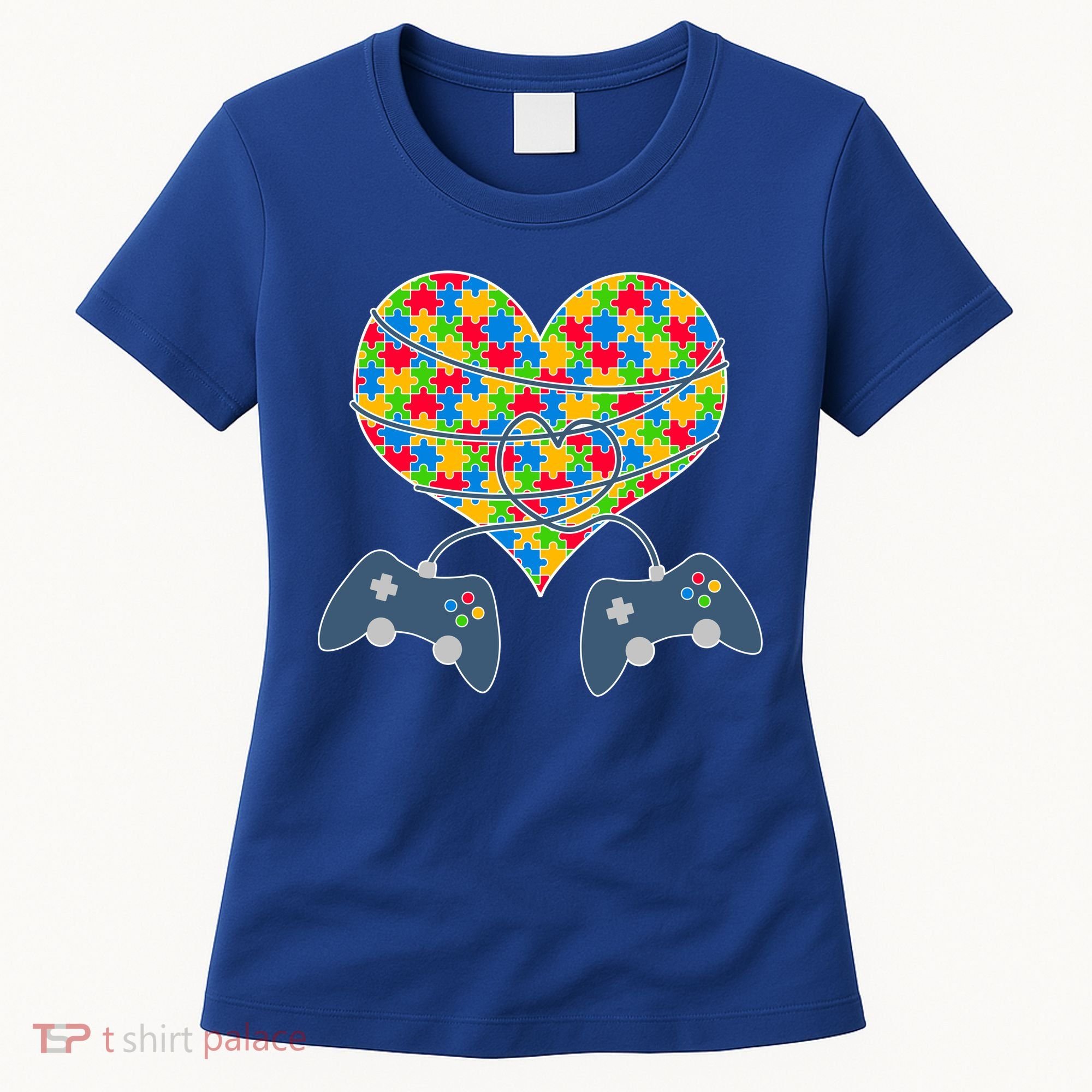 Autism Awareness Gamer Love  Women's T-Shirt
