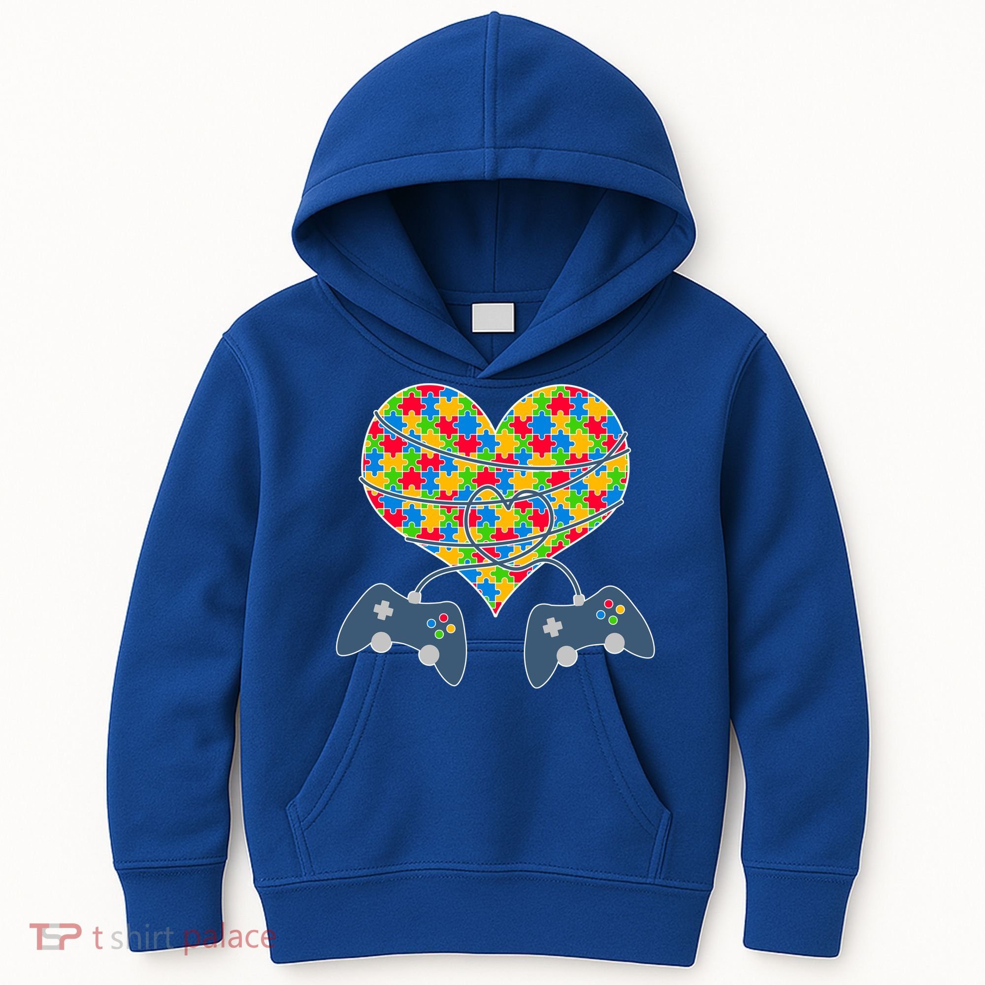 Autism Awareness Gamer Love  Kids Hoodie