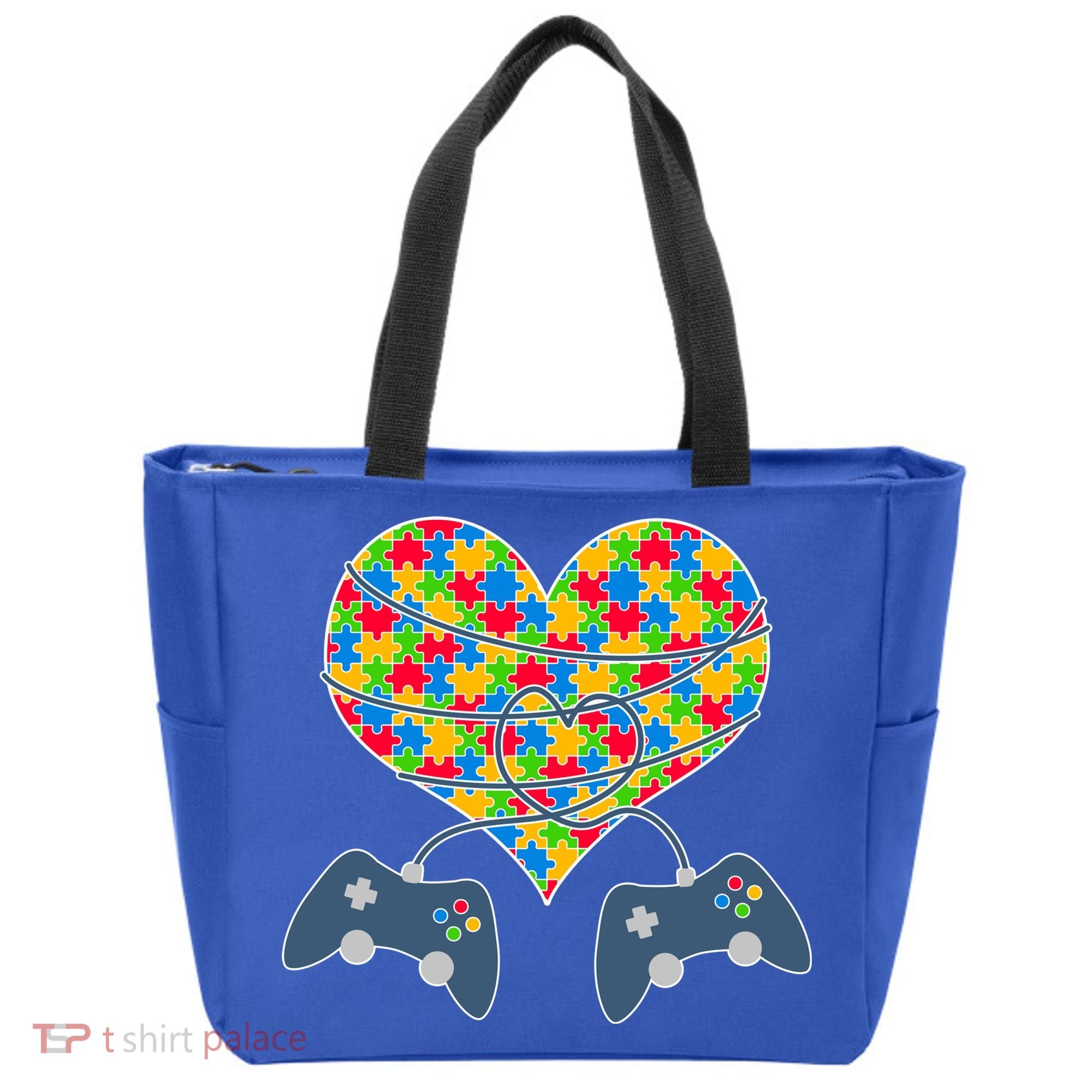 Autism Awareness Gamer Love  Tote Bag