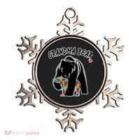 Autism Awareness Grandma Bear Ornament thumb 0