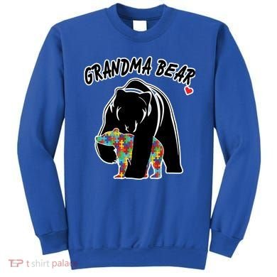 Autism Awareness Grandma Bear Sweatshirt