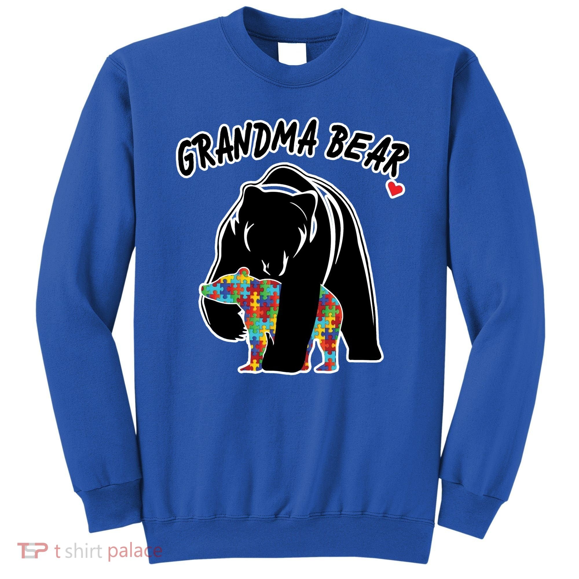Autism Awareness Grandma Bear Sweatshirt