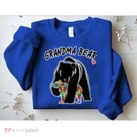 Autism Awareness Grandma Bear Sweatshirt thumb 2