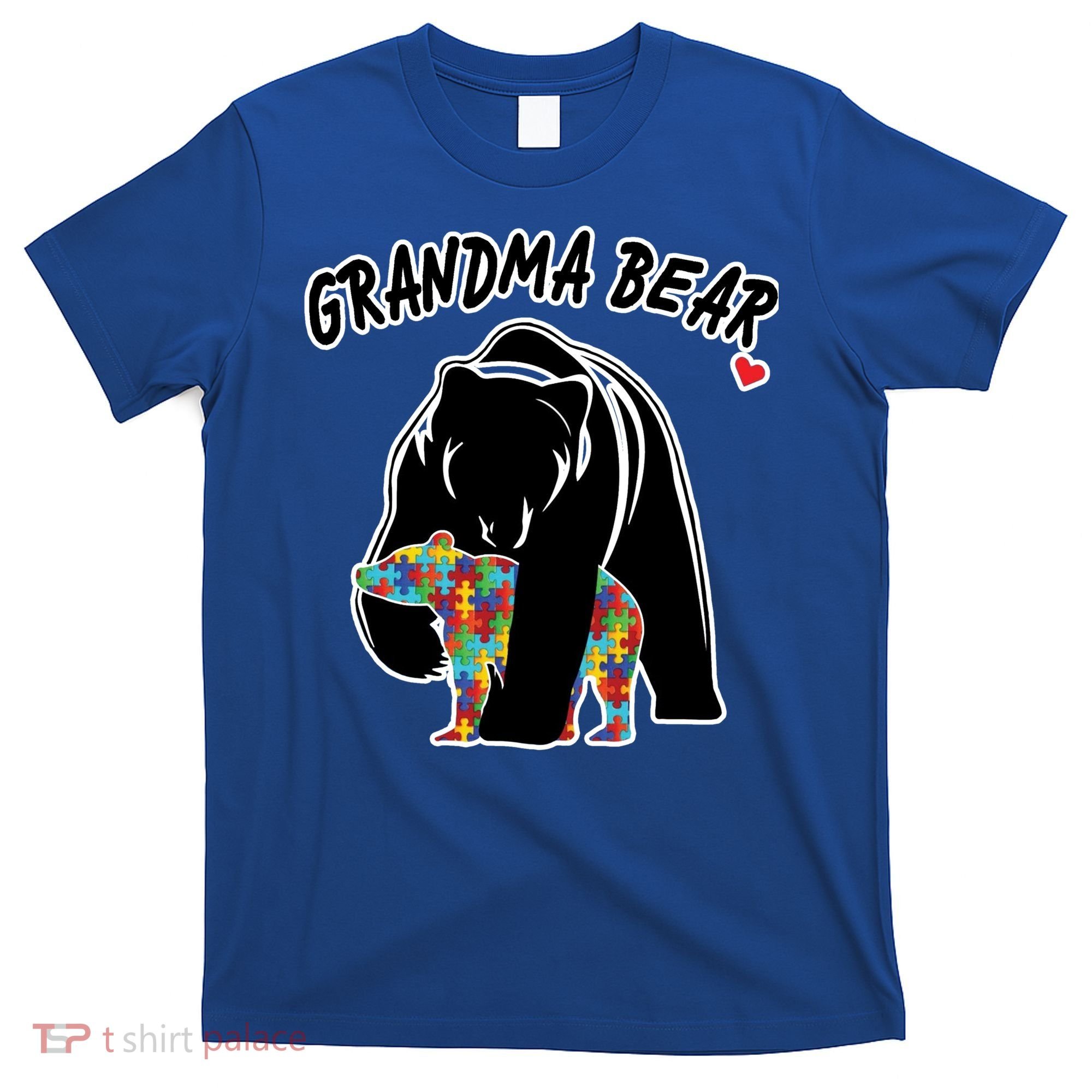 Autism Awareness Grandma Bear T-Shirt