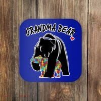 Autism Awareness Grandma Bear Coaster thumb 0