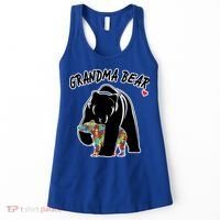 Autism Awareness Grandma Bear Women's Tank Top thumb 0