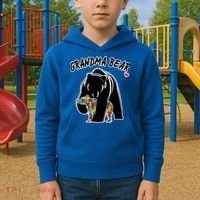 Autism Awareness Grandma Bear Kids Hoodie thumb 2