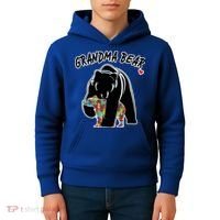 Autism Awareness Grandma Bear Kids Hoodie thumb 4