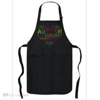 Autism Awareness Heart Words Of Love Apron thumb 0