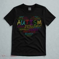 Autism Awareness Heart Words Of Love T-Shirt thumb 5